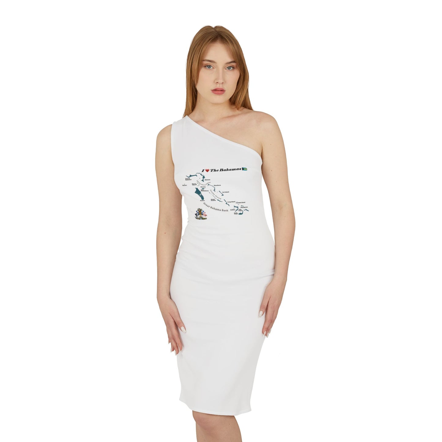 Shoulder Dress (AOP)