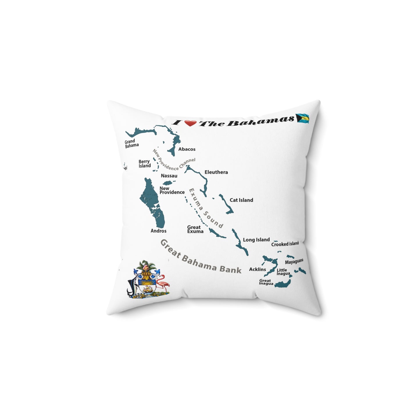 Spun Polyester Square Pillow