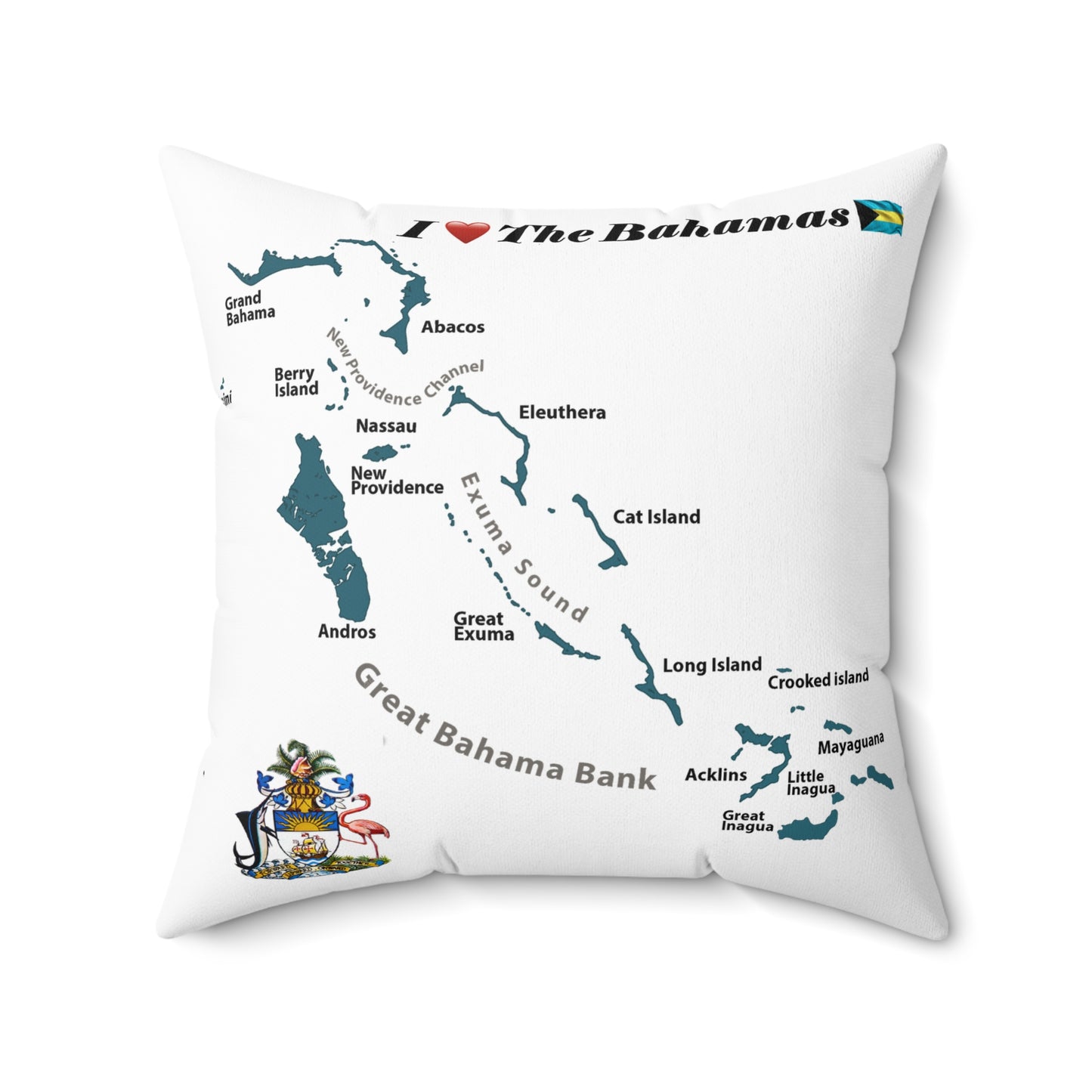 Spun Polyester Square Pillow