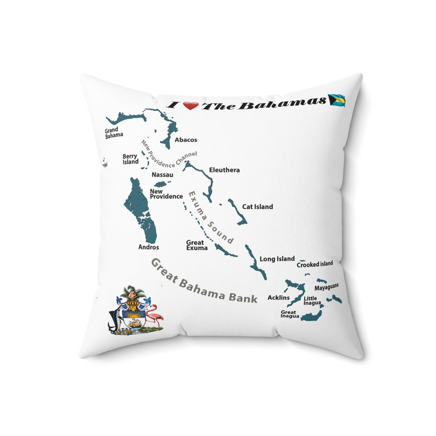 Spun Polyester Square Pillow